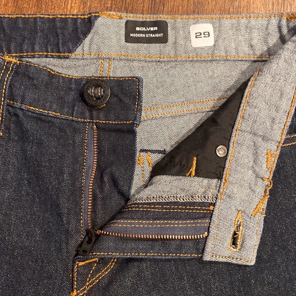 Volcom Solver Modern Straight Dark Wash Mens Jeans-Sz 29 - Picture 7 of 16
